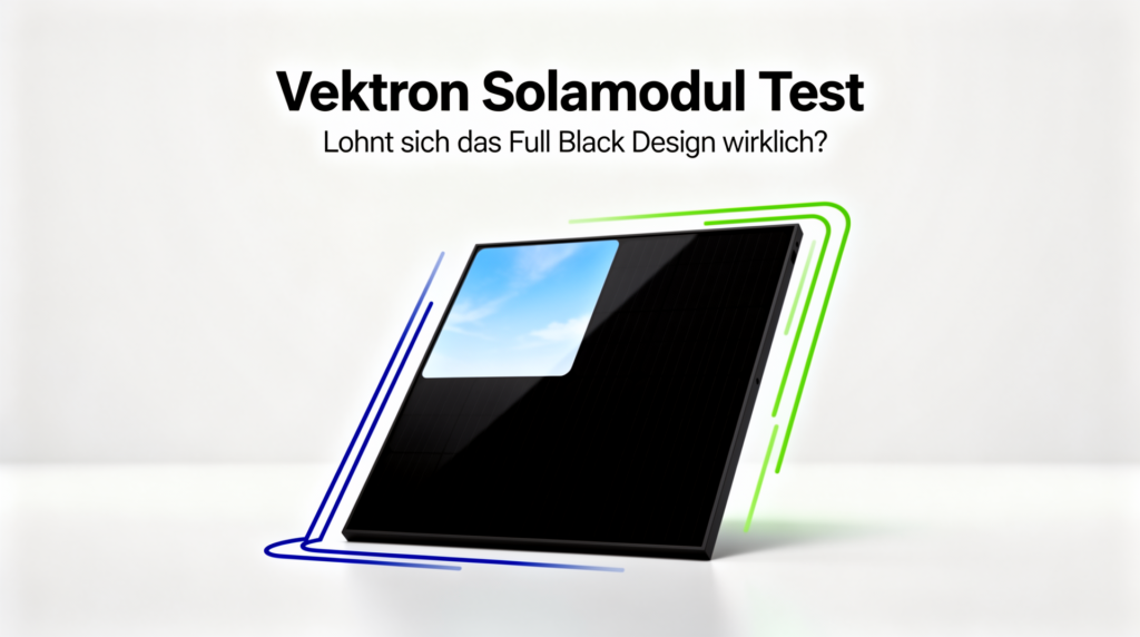 Vektron Solarmodul Test: Lohnt sich das Full Black Design wirklich? Vektron VKP-M10-66(B) Solarmodul im Test für Full Black Design und Leistung