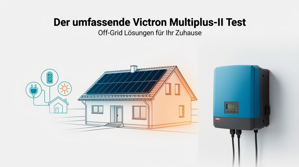 Der umfassende Victron MultiPlus-II Test: Off-Grid Lösungen für Ihr Zuhause Illustration zum Thema Victron MultiPlus-II Test