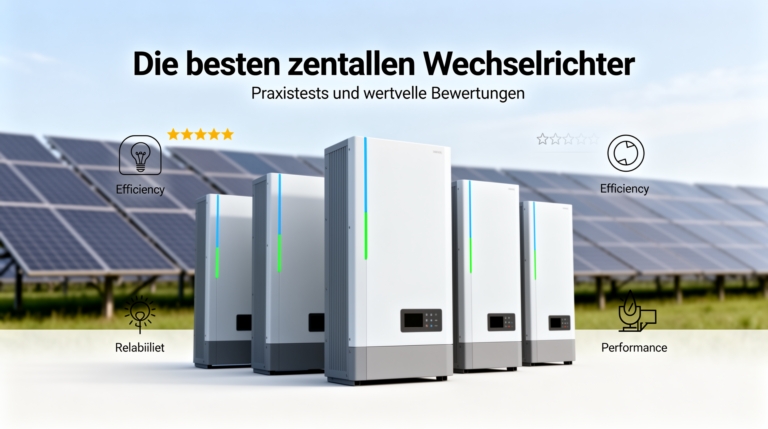 Bild eines zentralen Wechselrichters aus unserem Test für Photovoltaikanlagen