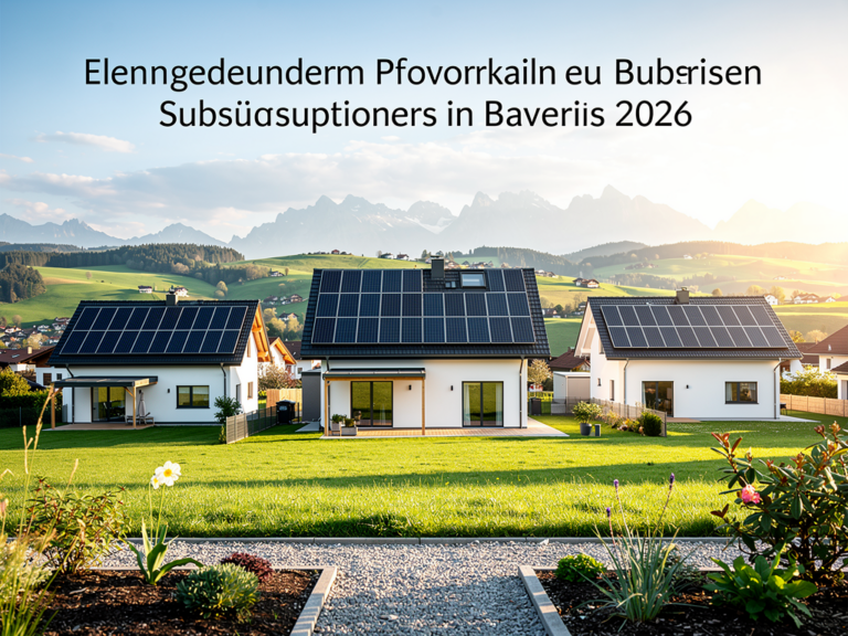 PV Förderungen Vergleich in Bayern 2026 – Die besten Programme im Überblick PV Förderungen Vergleich 2026 in Bayern mit Zuschüssen und Förderprogrammen