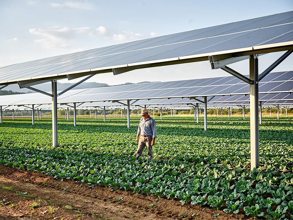 Agri-Photovoltaik 2026 als Zukunftslösung für nachhaltige Landwirtschaft Agri-Photovoltaik 2026 integriert Solarmodule auf landwirtschaftlichen Flächen für Nachhaltigkeit