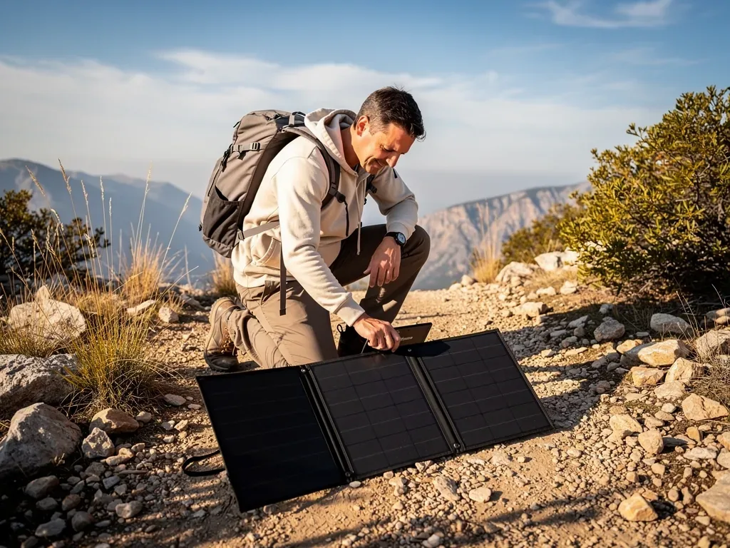 Allpowers 200W faltbar im Test Praxischeck für mobiles Solarstromladen Allpowers 200W faltbares Solarpanel im Outdoor-Einsatz beim mobilen Stromladen