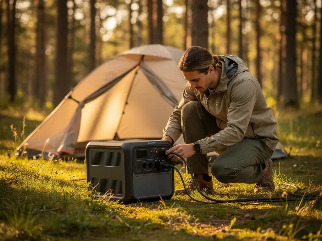 BLUETTI AC200MAX Erfahrungen: Langzeittest für Camping und Notfälle BLUETTI AC200MAX Powerstation im Outdoor-Einsatz beim Camping und Notstromversorgung