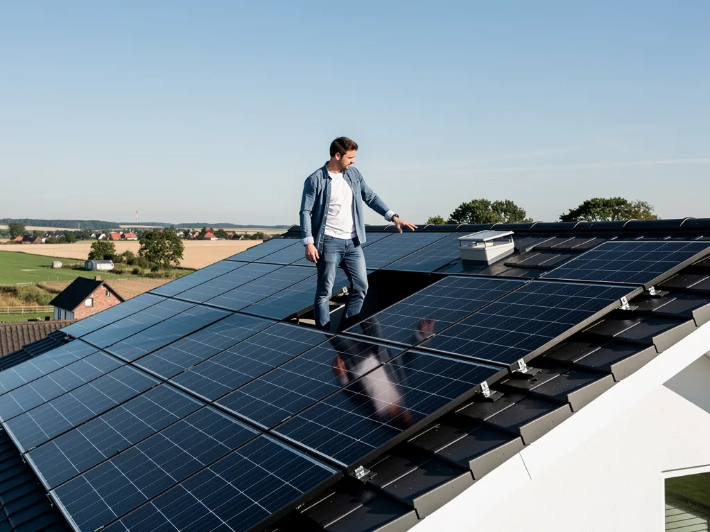 Wie die Förderung Photovoltaik Mecklenburg den Umstieg auf Solarenergie erleichtert Illustration zum Thema Förderung Photovoltaik Mecklenburg