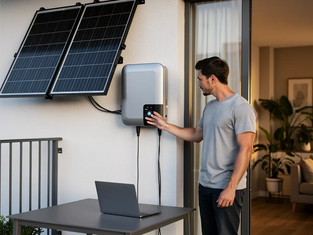 HEMS Balkonkraftwerk optimal nutzen für effizientes Energiemanagement zuhause HEMS steuert Balkonkraftwerk und Batteriespeicher für effizientes Energiemanagement zuhause