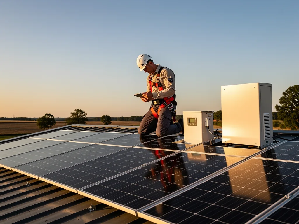 Wie Sie Inselanlage Kosten verstehen und Ihre Energieprojekte planen Photovoltaik Inselanlage mit Solarmodulen und Batterie zur Kostenermittlung und Planung