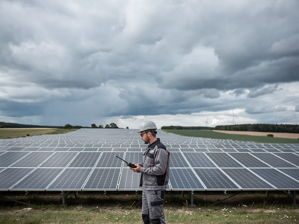 Iran Konflikt Solar Auswirkungen auf die Photovoltaik-Entwicklung in MV Photovoltaikanlage in Mecklenburg-Vorpommern mit Auswirkungen des Iran Konflikts auf Solarentwicklung