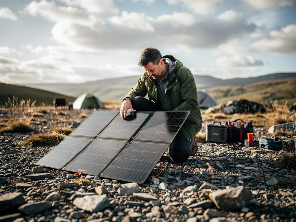 Jackery SolarSaga 200W Test: Praxiserfahrungen und Leistungseinschätzung Jackery SolarSaga 200W faltbares Solarpanel im Outdoor-Einsatz mit hoher Leistung und Schutzklasse