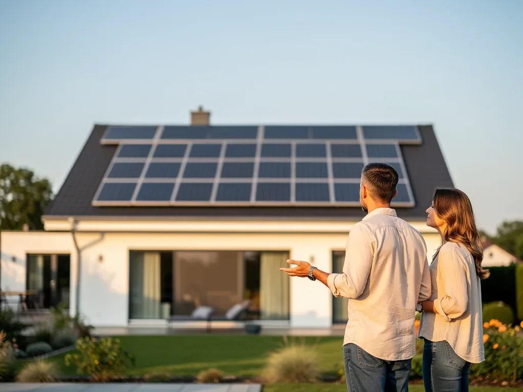 Kredit für Photovoltaikanlage: Finanzierungsoptionen im Überblick Illustration zum Thema Kredit PV Anlage