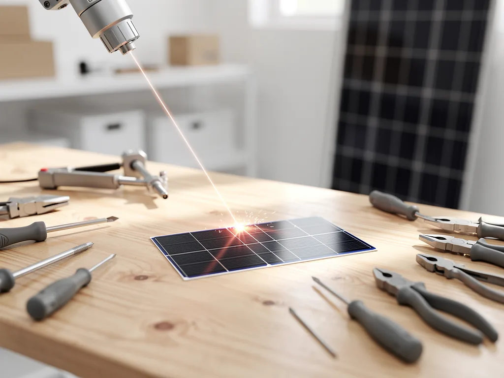 Effiziente Nutzung von Laser Photovoltaik diy für private Solarsysteme Präzise Laserschnitte für effiziente DIY-Solaranlagen und individuelle Montage