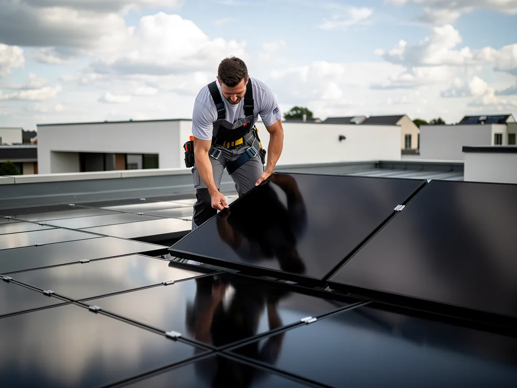 Meyer Burger Black Test im Praxiseinsatz Hochwertige Solarmodule im Vergleich Meyer Burger Black Solarmodule im Praxistest bei diffusem Licht und Montage