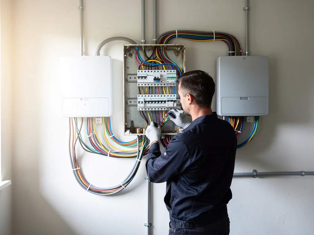 Photovoltaik alter Zählerschrank fachgerecht integrieren und nutzen Alter Zählerschrank fachgerecht für Photovoltaikanlage nach aktuellen Normen angepasst