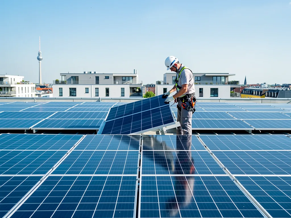 Photovoltaik Berlin Jobs entdecken und Karrierechancen richtig nutzen Fachkräfte bei der Installation von Photovoltaikanlagen in Berlin entdecken neue Jobs