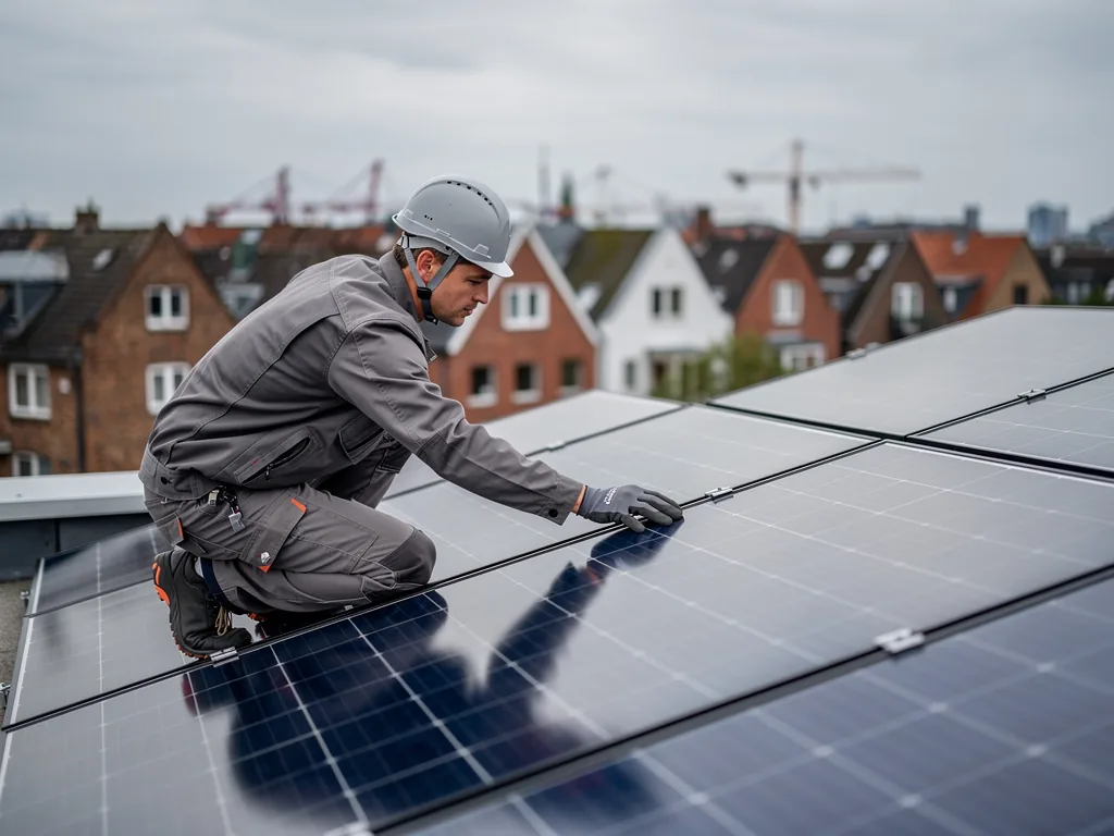 Praxisnahe Photovoltaik Hamburg Erfahrungen und effektive Anlagelösungen Moderne Photovoltaikanlage in Hamburg mit optimaler Ausrichtung und nachhaltiger Technik