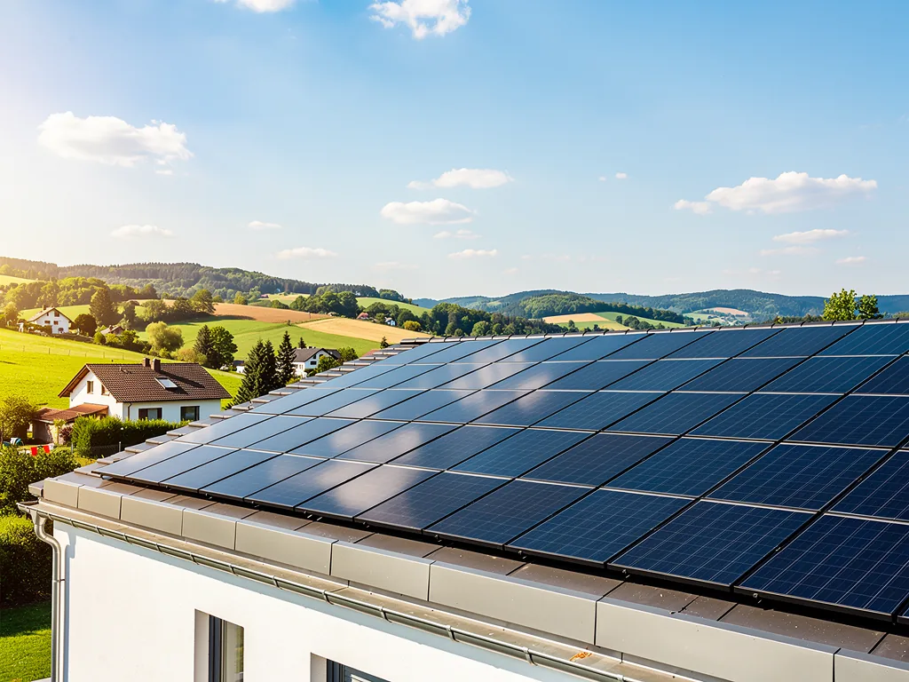 Photovoltaik Saarland Ratgeber 2026 für effiziente Solarstromlösungen Moderne Photovoltaikanlage auf Hausdach im Saarland für effizienten Solarstrom