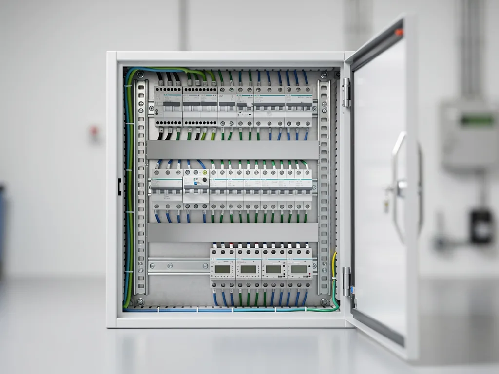 Photovoltaik Zählerschrank Überblick mit wichtigen Funktionen und Details Photovoltaik Zählerschrank mit wichtigen Komponenten für sichere Solaranlagenintegration