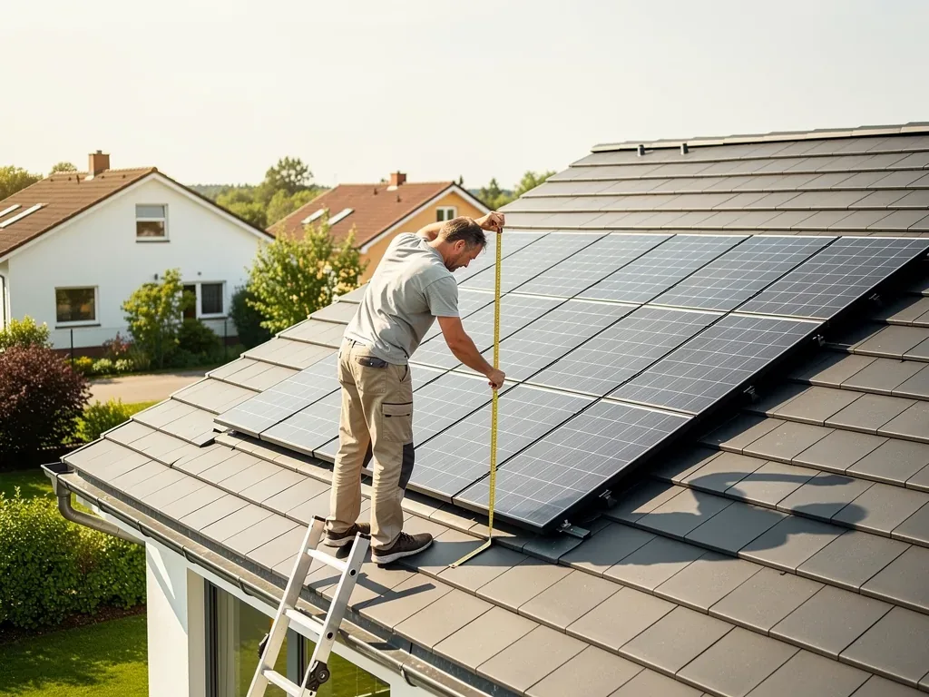 Photovoltaikanlage Einfamilienhaus Größe bestimmen unter Praxisgesichtspunkten Photovoltaikanlage auf Einfamilienhausdach zur optimalen Energieproduktion Größe bestimmen