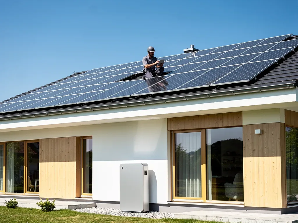 PV Einfamilienhaus optimal planen mit realistischen Kosten für 2026 Illustration zum Thema PV Einfamilienhaus