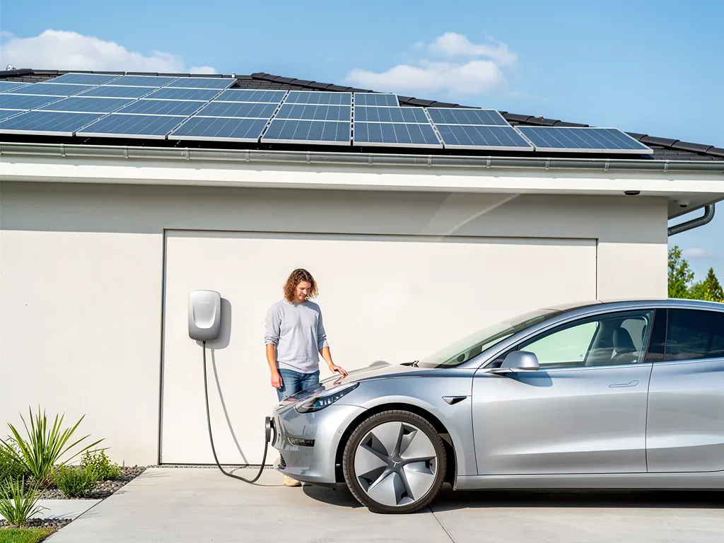 Photovoltaikanlage mit Wallbox: KfW-Förderung und Installation Photovoltaikanlage mit Wallbox zur Förderung und effizientem Laden von E-Autos