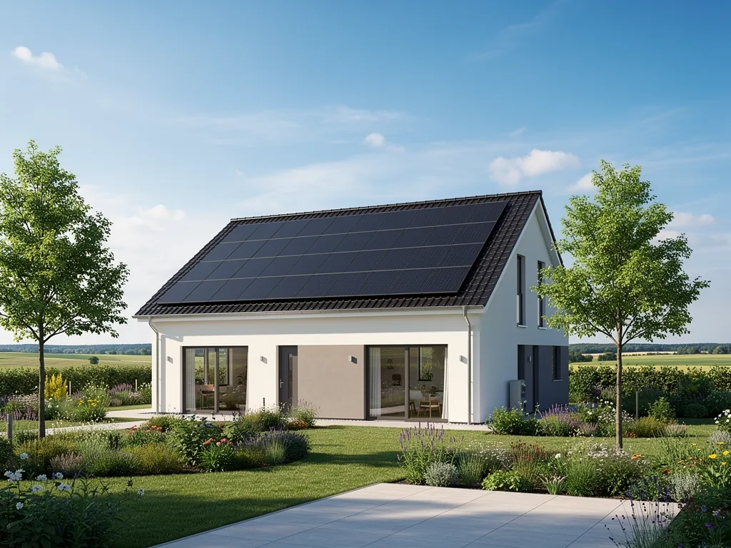 PV Neubau Niedersachsen Anforderungen und Normen für nachhaltige Gebäude Photovoltaikanlage auf Neubau in Niedersachsen gemäß aktuellen Energie- und Bauvorschriften