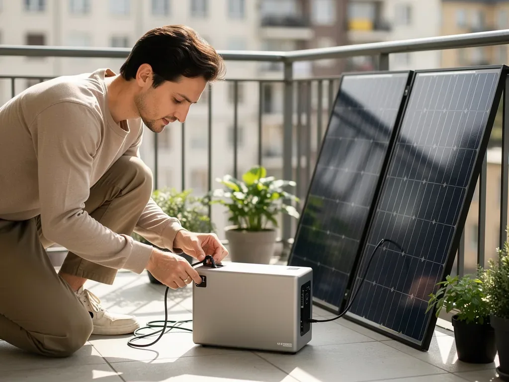 Renogy PowerBrick 2,5 kWh Testbericht realistische Einschätzung für Einsteiger im Balkonkraftwe Renogy PowerBrick 2,5 kWh kompakter Lithium-Akku für Balkonkraftwerk-Speicher Testbericht