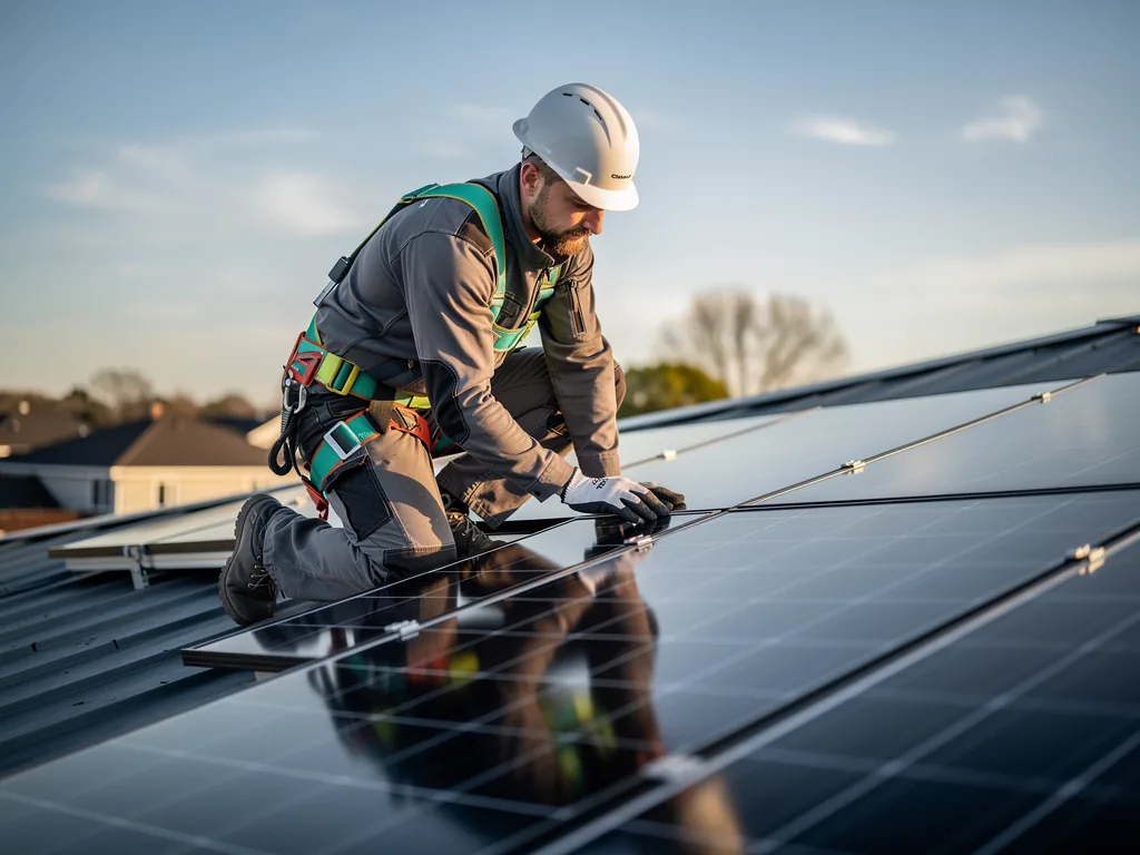 So Solaranbieter finden und sicher eine hochwertige Anlage kaufen Erfahrener Solaranbieter bei fachgerechter Installation einer hochwertigen Photovoltaikanlage