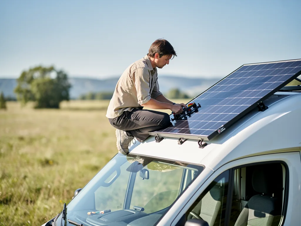 Solaranlage Wohnmobil DIY installieren und effektiv nutzen Solaranlage im Wohnmobil selbst installieren zur nachhaltigen Energieversorgung unterwegs