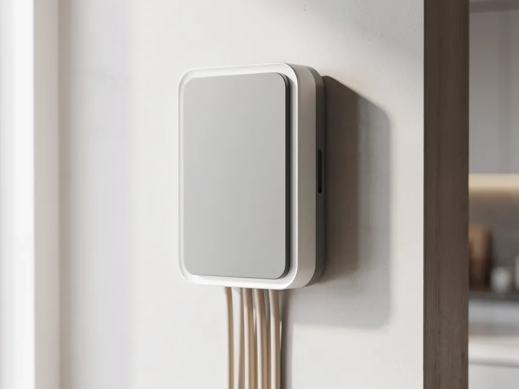 SolarEdge Home Hub Wechselrichter im Test: Smart Home Integration im Fokus SolarEdge Home Hub Wechselrichter in moderner Smart Home Umgebung integriert