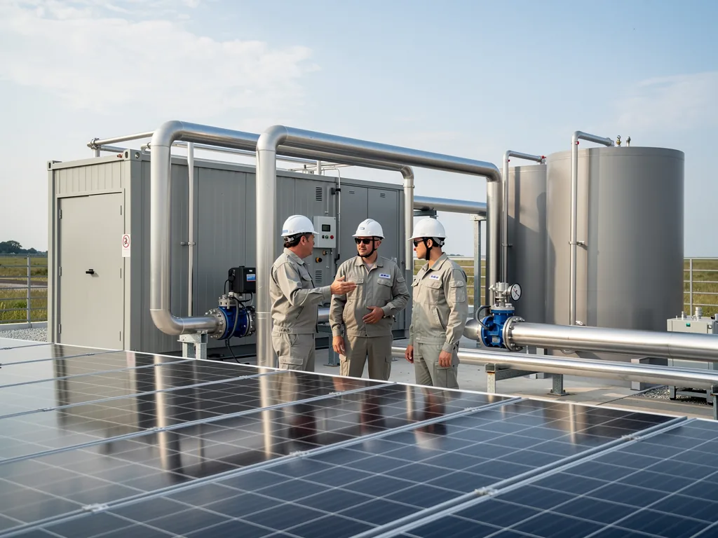 Syngas PV Solaranlage für nachhaltige Synthesegasherstellung in industrieller Praxis