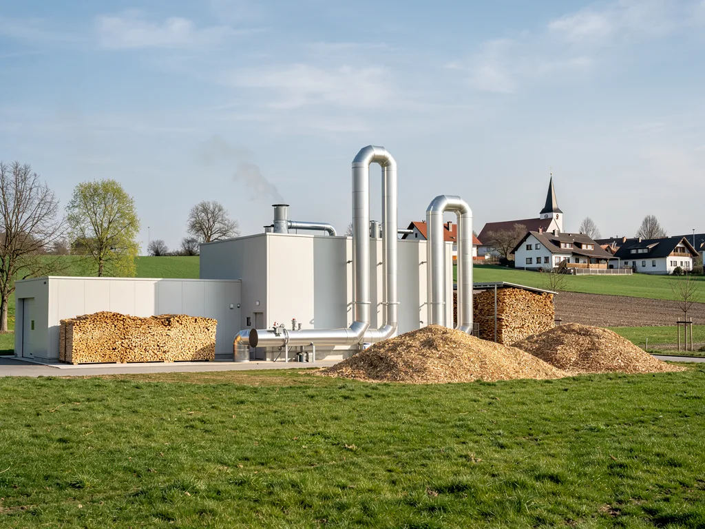 Zentrale Wärmeversorgung Pfaffing und der aktuelle Wärmeversorgung Trend Moderne zentrale Wärmeversorgung in Pfaffing mit nachhaltigem Hackschnitzel-Heizsystem