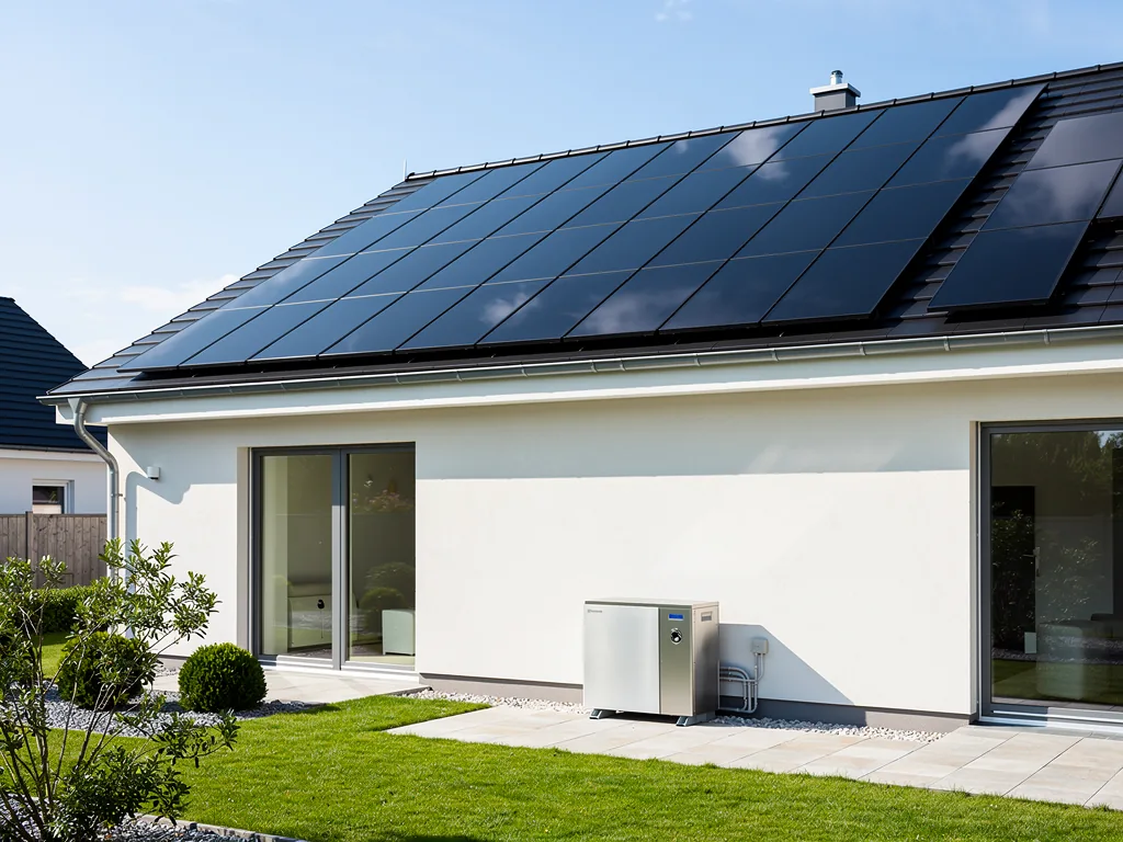 Wie viel Photovoltaik ist sinnvoll für die Energieversorgung der Wärmepumpe Illustration zum Thema Wie viel Photovoltaik
