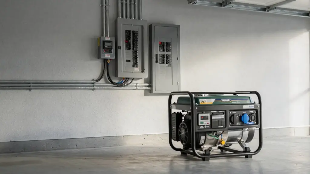 Brauche ich einen Elektriker für Notstrom? Notstrom-Setup mit Schalttafel und Generator: Brauche ich einen Elektriker für Notstrom?