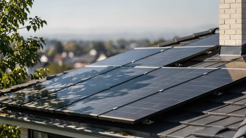 PV-Verschattung beachten: Was bei Planung und Ertrag kritisch ist Teilverschattete Solarmodule auf einem Dach: PV-Verschattung bei der Planung beachten