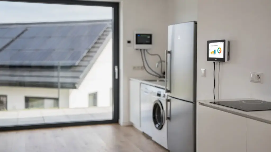 Stromverbrauch optimieren: Haushalt, PV und smarte Steuerung richtig nutzen Haushaltsenergie mit Solaranlage, Smart Meter und smarter Steuerung zur Optimierung des Stromverbrauchs